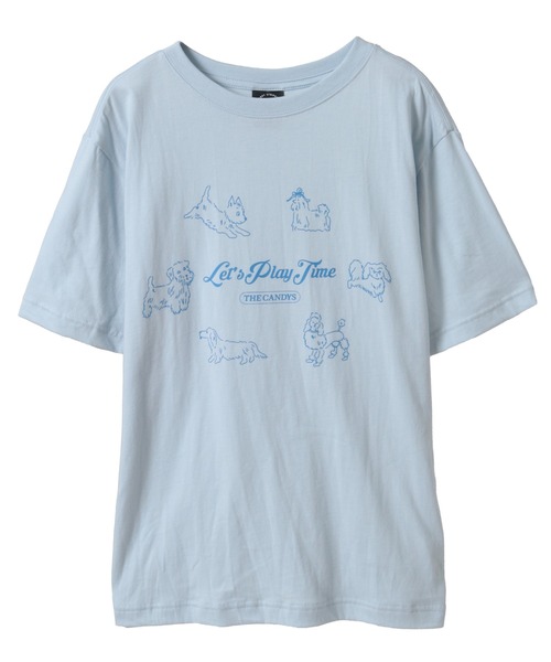 Candy Stripper tシャツ LET'S PLAY TIME Tシャツ レディース