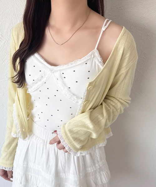 apres jour（アプレジュール） カップ付き キャミソール カップ付き