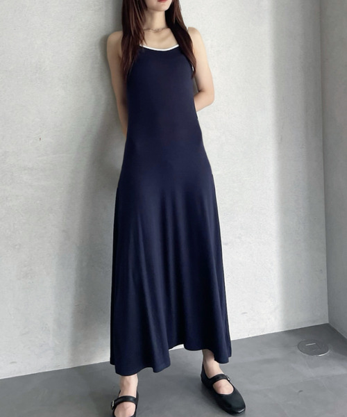 ワンピース セット商品 パイピングデザイン Tシャツ × キャミワンピース | ブランド登録なし | 10