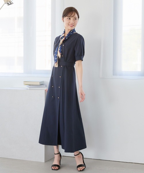 Andemiu ワンピース トレンチフウVネックワンピース451378 : ZOZOTOWN