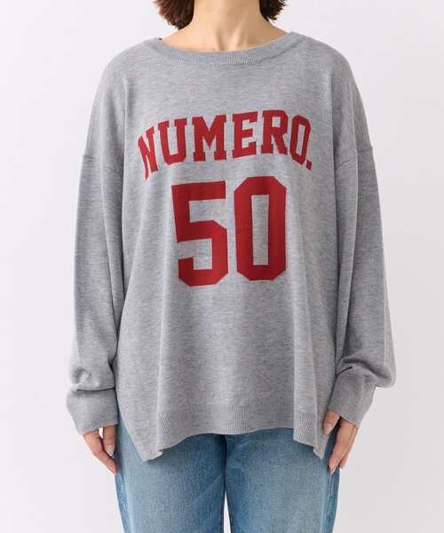 「RIVE DROITE」 長袖ニット FREE グレー レディース_画像2