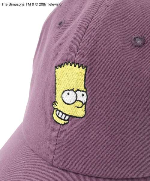 The Simpsons キャップ 帽子 Simpsons刺繍キャップ レディース