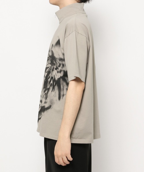 ヘレ様❁専用ページ HARE tシャツ ハーフZIPモチーフプリントカット(HARE) メンズ