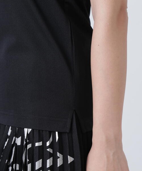tシャツ 「St ANDREWS」梨地調半袖ハイネック (WOMENS) レディース St ANDREWS tシャツ 「St ANDREWS」梨地調半袖ハイネック