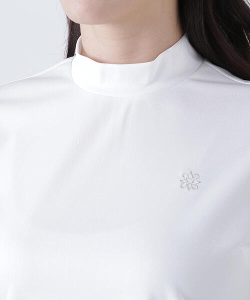 St ANDREWS tシャツ 「St ANDREWS」梨地調半袖ハイネック