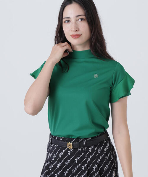 St ANDREWS tシャツ 「St ANDREWS」梨地調半袖ハイネック