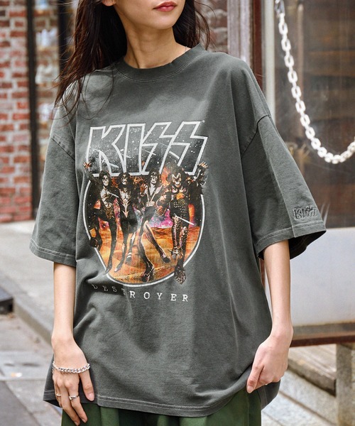 MONO-MART 「MONO-MART」 「retocks」半袖Tシャツ「KISSコラボ