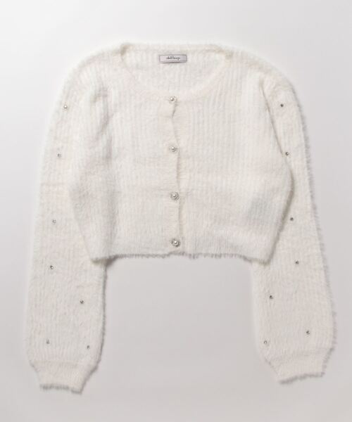 「Ank Rouge」 ニットカーディガン M ピンク レディース_画像3