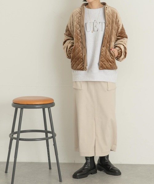 「UR Lab.」 ブルゾン FREE ベージュ レディース_画像4