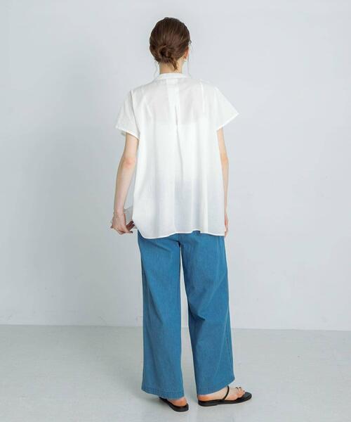 URBAN RESEARCH Sonny Label ブラウス シャツ エアリーコットンフリル