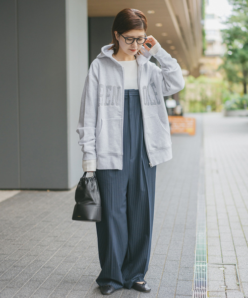 「Spick & Span」 ジップアップパーカー - ベージュ レディース Spick＆Span 「Spick & Span」 ジップアップパーカー FREE