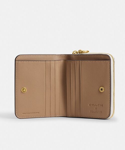 COACH X PEANUTS☆スヌピー Essential Billfold Wallet ミニ財布 PEANUTS 財布 「COACH X PEANUTS」エッセンシャル ビル