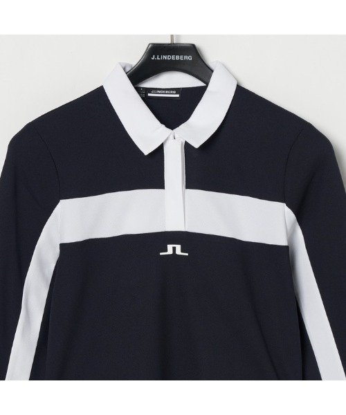 ブラウス シャツ 「J.LINDEBERG/GOLF」長袖ポロシャツ レディース J.LINDEBERG ブラウス シャツ 「J.LINDEBERG/GOLF」長袖