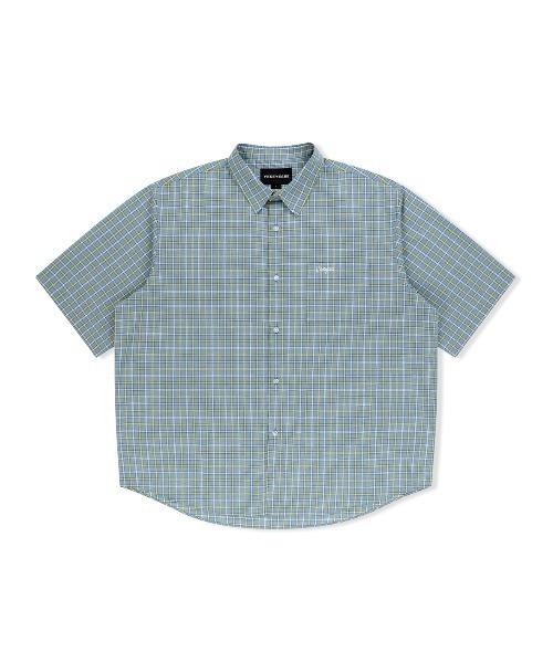 確認用です⭐︎ YESEYESEE シャツ SN-Logo Short Sleeve Check Shirt メンズ