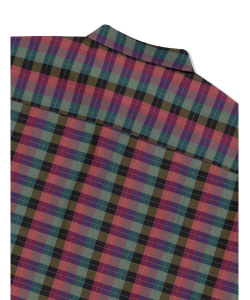 YESEYESEE シャツ SN-Logo Short Sleeve Check Shirt メンズ