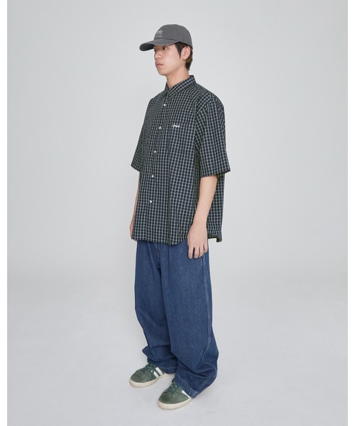 YESEYESEE（イエスアイシー） シャツ SN-Logo Short Sleeve Check