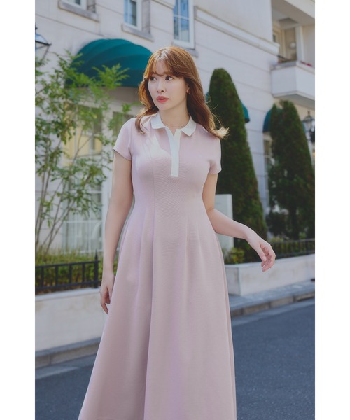 Her lip to ワンピース Short Sleeve Polo Dress : ZOZOTOWN