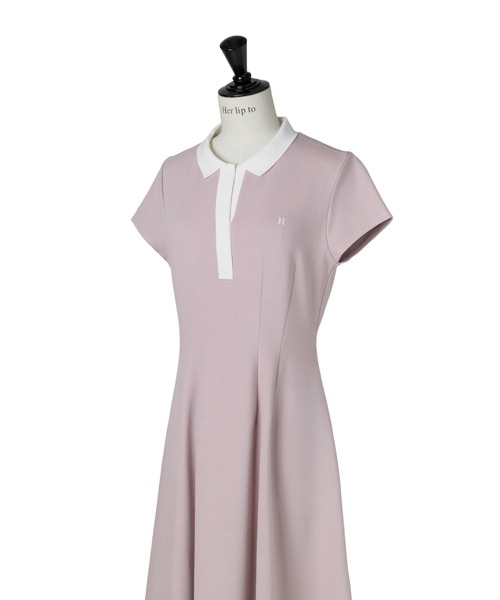 Her lip to ワンピース Short Sleeve Polo Dress : ZOZOTOWN
