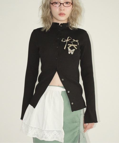 musubore（ムスボレ） カーディガン 2way long sleeve plain cardigan