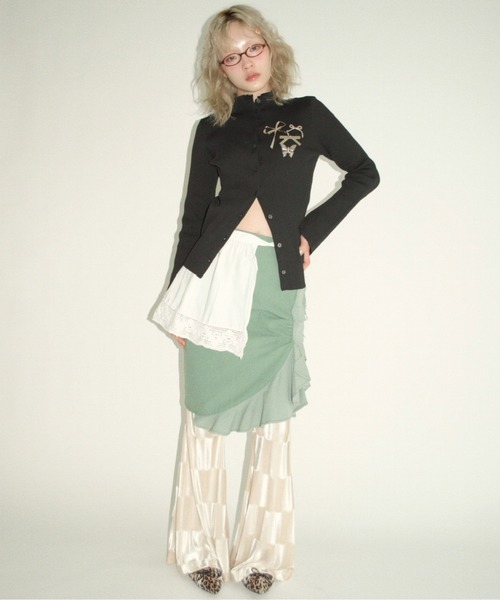 musubore（ムスボレ） カーディガン 2way long sleeve plain cardigan