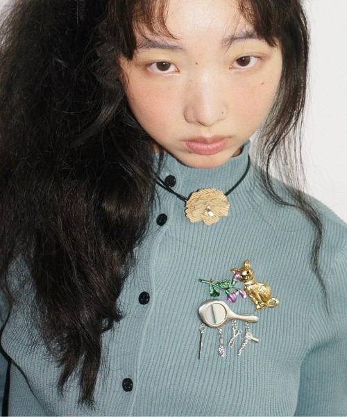 musubore（ムスボレ） カーディガン long sleeve plain cardigan