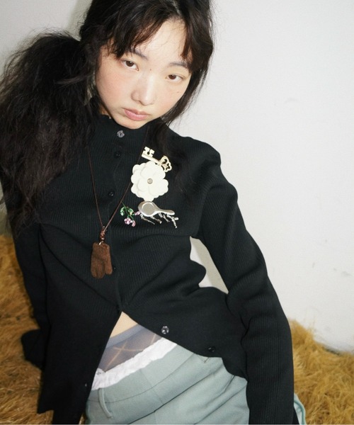musubore（ムスボレ） カーディガン long sleeve plain cardigan