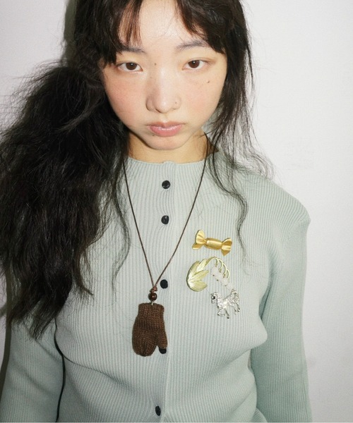 musubore（ムスボレ） カーディガン long sleeve plain cardigan