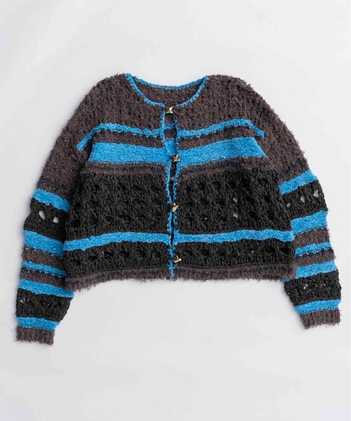 MAISON SPECIAL（メゾンスペシャル） カーディガン Hand-knitted