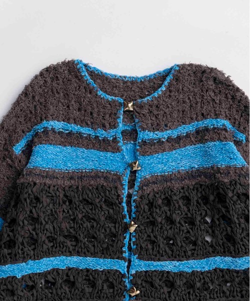 MAISON SPECIAL（メゾンスペシャル） カーディガン Hand-knitted