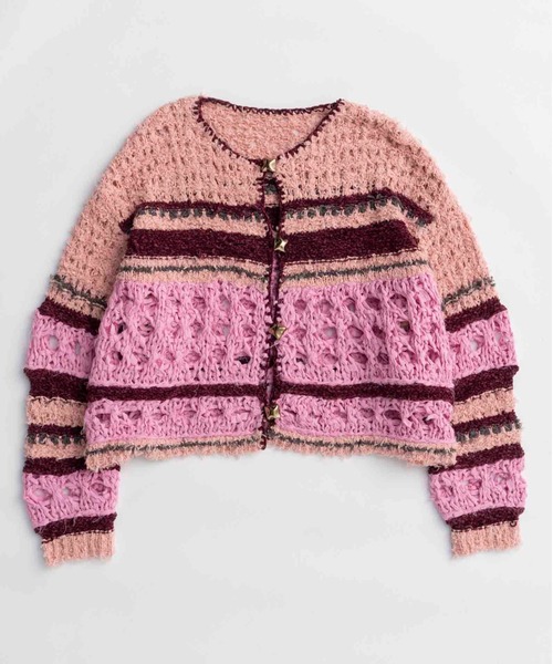 MAISON SPECIAL（メゾンスペシャル） カーディガン Hand-knitted