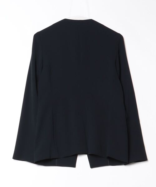 美品　theory luxe ノーカラーコンビジャケット　38 セオリーリュクス ノーカラージャケット 38 - メルカリ