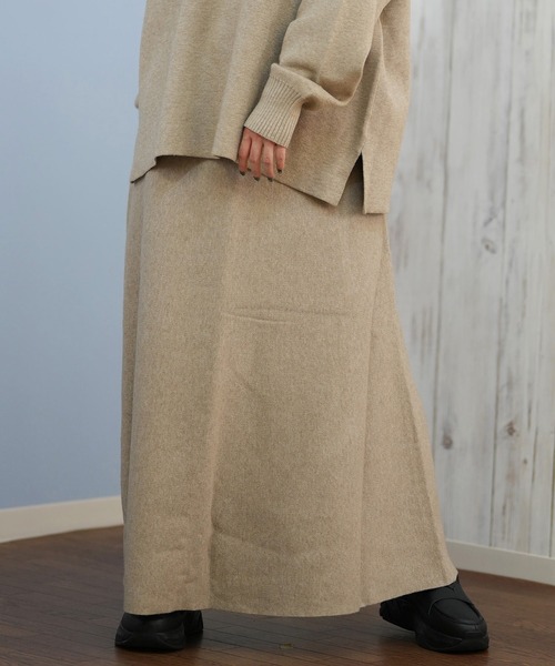 スカート AMERI DAMASK REVERSIBLE KNIT SKIRT DAMASK REVERSIBLE KNIT SKIRT