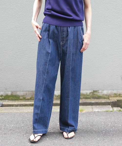 [FORK&SPOON] Denim брюки 2 one woshu женский 