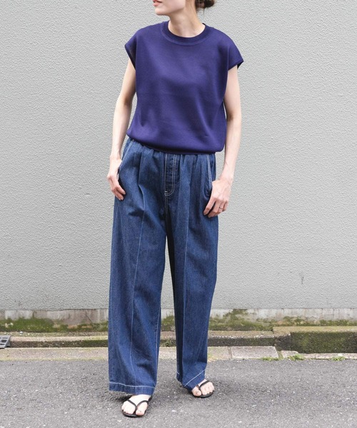 [FORK&SPOON] Denim брюки 2 one woshu женский 