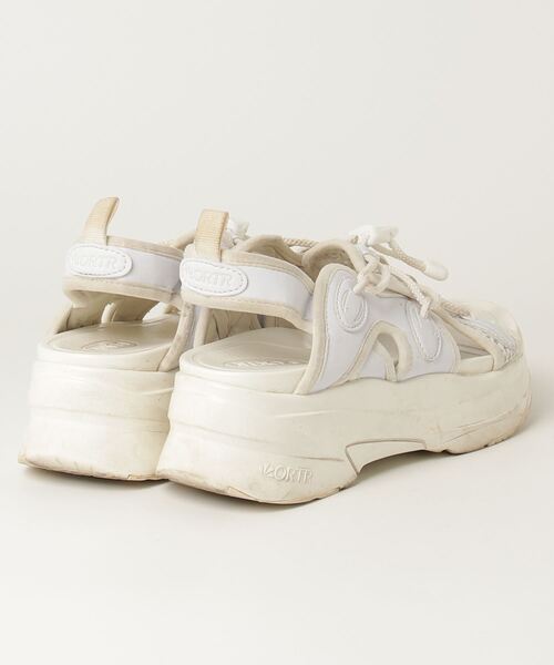 「ORTR」 フラットサンダル M ホワイト レディース_画像2