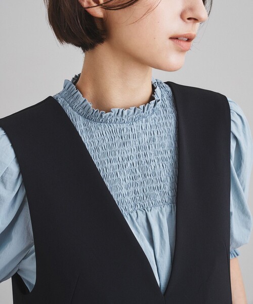 「GRACE CONTINENTAL」 7分袖ブラウス 36 ブラック レディース_画像3