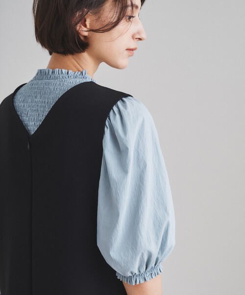 「GRACE CONTINENTAL」 7分袖ブラウス 36 ブラック レディース_画像4