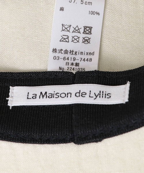 「La Maison de Lyllis」 ハット FREE ベージュ レディース_画像7