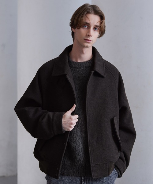 CLEL（クレイル） ブルゾン アウター 「CLEL」Wool Blend Tech Melton