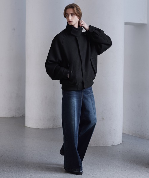 CLEL（クレイル） ブルゾン アウター 「CLEL」Wool Blend Tech Melton