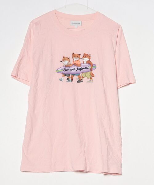 MAISON KITSUNE（メゾン キツネ） 半袖Tシャツ S ピンク系その他