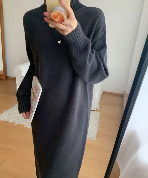 CADBURY（キャドバリー） ワンピース ハイネックニットワンピース