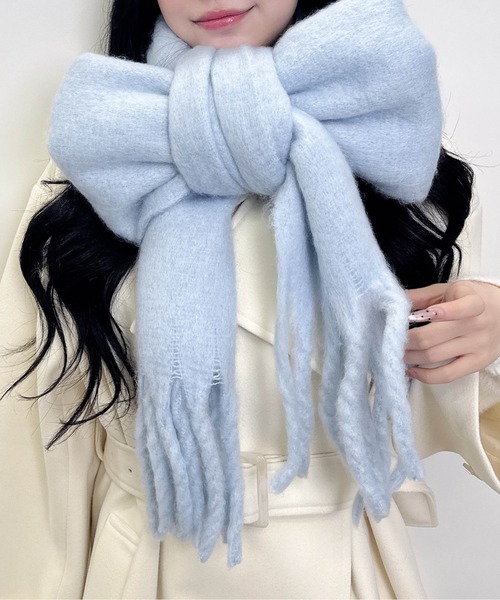 INGNI（イング） ストール マフラー フリンジボリュームストール