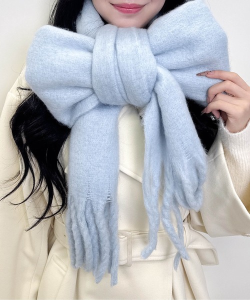 INGNI（イング） ストール マフラー フリンジボリュームストール