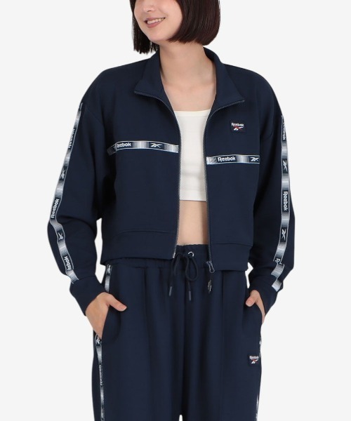 Reebok（リーボック） ジャージ クロップド トラックジャケット
