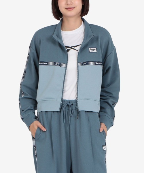 Reebok（リーボック） ジャージ クロップド トラックジャケット