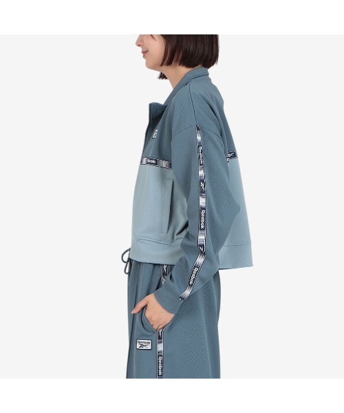 Reebok（リーボック） ジャージ クロップド トラックジャケット