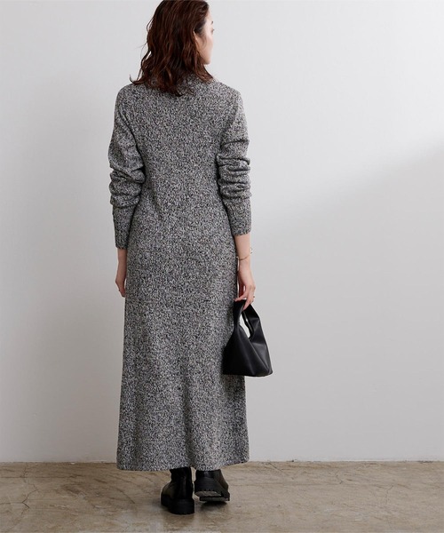 「ur's」 ニットワンピース L ブラック系その他 レディース_画像9