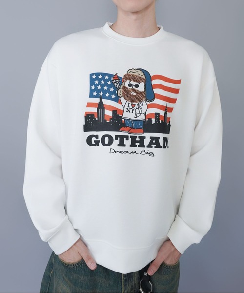 SPINNS（スピンズ） トレーナー スウェット ひげおじさんスウェット