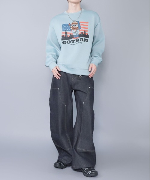 SPINNS（スピンズ） トレーナー スウェット ひげおじさんスウェット